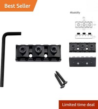 42mm Black Metal Locking Nut for Floyd Rose Guitar Tremolo Systems