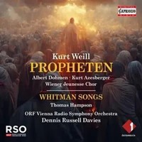 Propheten | Kurt Weill | Audio-Cd | Cd | 2023 | Capriccio | Ean 845221055008