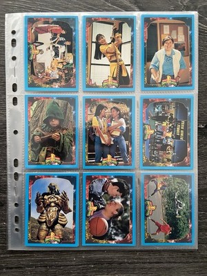 1994 Power Rangers Saban Serie 1 Karten Erstdruck Blue Borders fast komplett