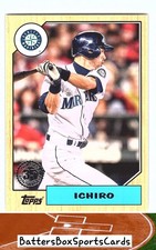 2022 Topps #T87-88 Ichiro 1987 Topps Baseball 35th Anniversary