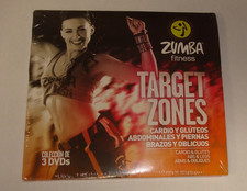 Zumba Fitness Target Zones. 3 DVD set NEW & Sealed