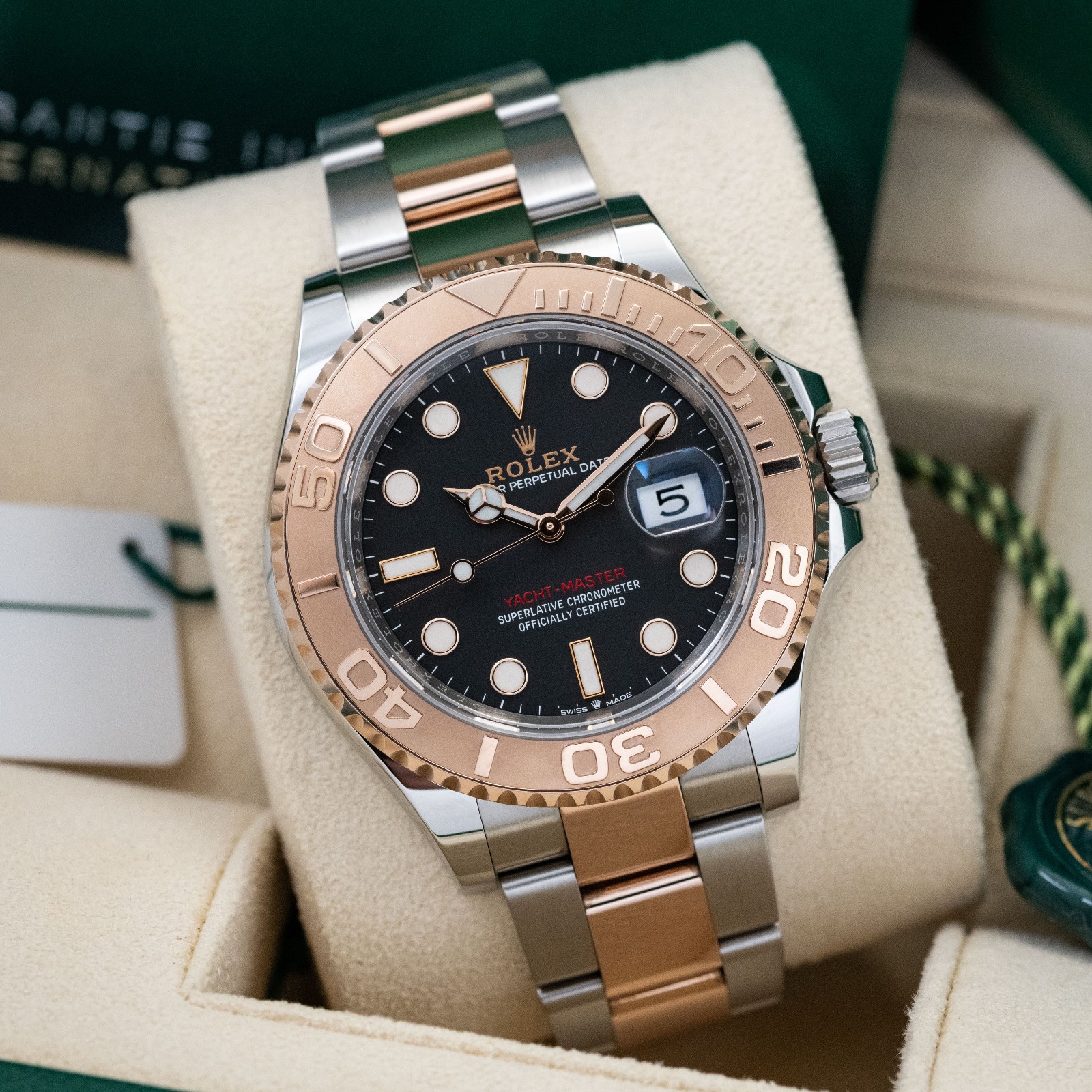 Rolex Yacht-Master 126621 Black Dial 2022 Full Set Excellent Condition