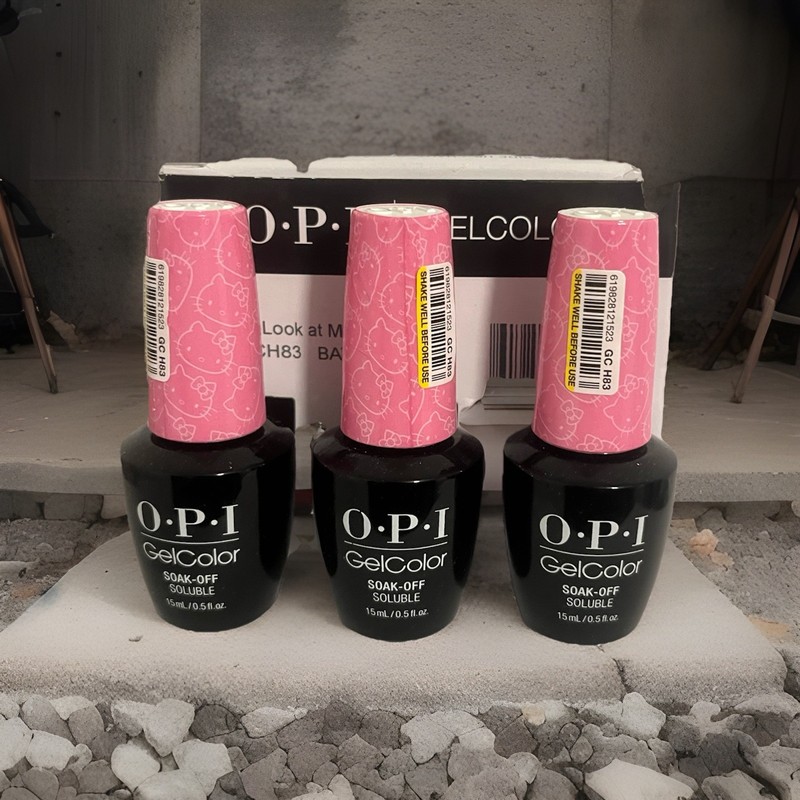 Wholesale Lot 3-OPI GelColor Hello Kitty Collection GCH83 - Look at My Bow