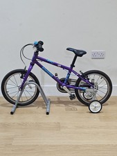 Squish Super Lightweight 16" Stage 3 Unisex Kids Bike Purple Blue Age 5-7 VGC