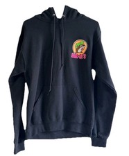 Buc-ee s Hoodie Large Black Fleece Pullover Hip Hop Sweatshirt Road Trip Casual