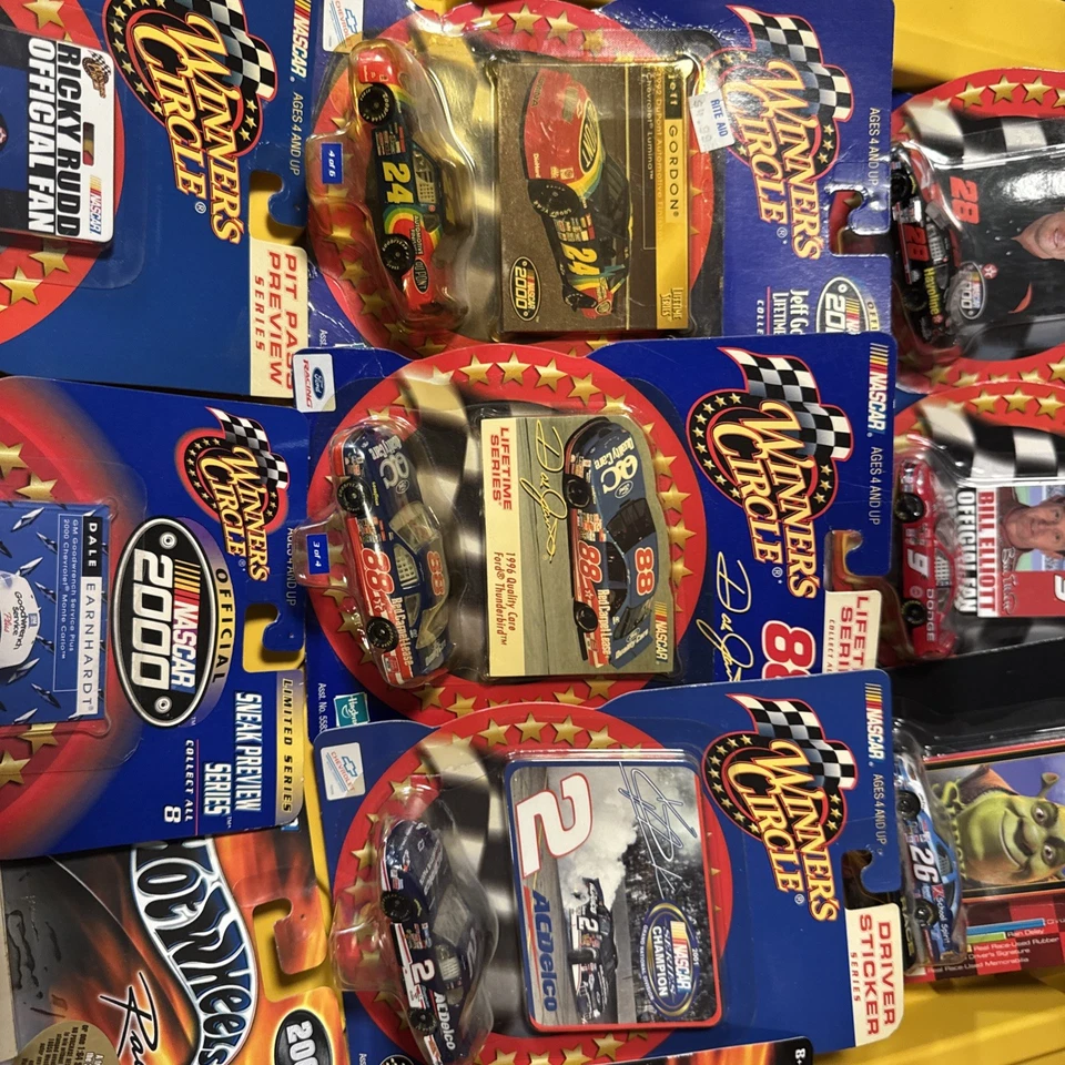 Hasbro Dale Earnhardt Winners Circle Gordon Rudd NASCAR LOTE DE 10 1/64 Diecast Foto 3 de 4