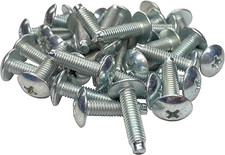 10-32 Zinc Rack Screws 25 Pack - USA Made