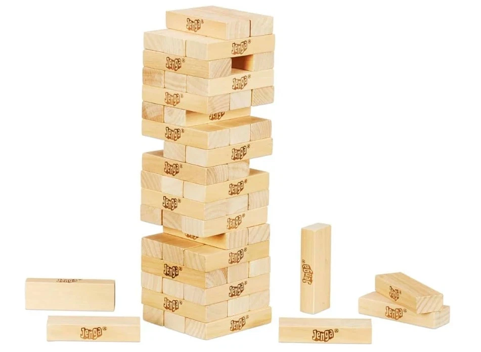Jenga Classic Tower Game | Family Fun | Wood Blocks | Kids Party Game Ages 6+ - Image 2 of 4