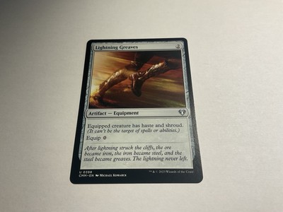 Lightning Greaves.Commander Masters.Mtg.Magic.Near Mint.Top.