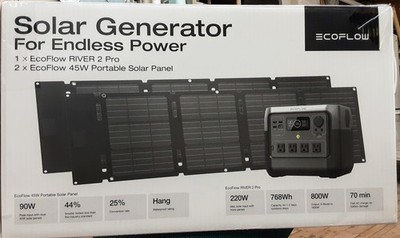 1600-Watt EcoFlow River 2 Pro Portable Power Station w/X Boost + 2