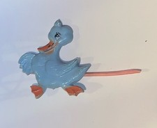 Vintage Celluloid Stork Party Favor Baby Shower Cupcake Cake Topper