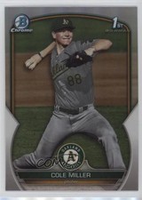 2023 Bowman Draft Chrome Refractor Cole Miller #BDC-51 13rw