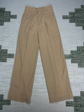 Everlane Way High Drape Pants Womens 0 Brown Lyocell Cotton High Rise Wide Leg