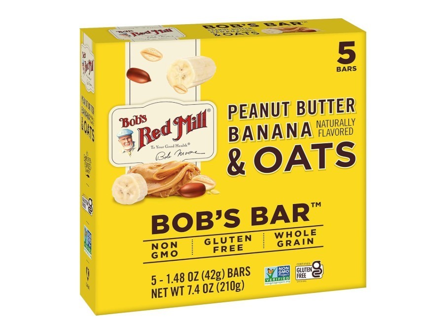 Bob's Red Mill Peanut Butter Banana & Oats Snack Bar, 7.4 Oz - Pack Of 1