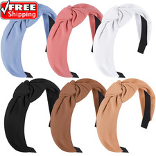 Headbands for Women Girls - 6PCS Stylish Top Knotted Headbands - Knotted Headban