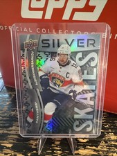 24-25 UD  Series 2 On Tour Aleksander Barkov Matthew Tkachuk & Silver skates 