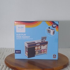 NEW IN BOX Sealed Aldi Play Food Market  CART Building Block Set Ages 6 