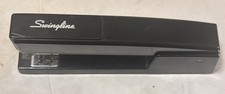Swingline 747 Executive Desk Stapler Vintage Black Made In USA Works Great 94-02