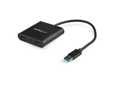 StarTech.com USB32HD2 USB to Dual HDMI Adapter - 4K