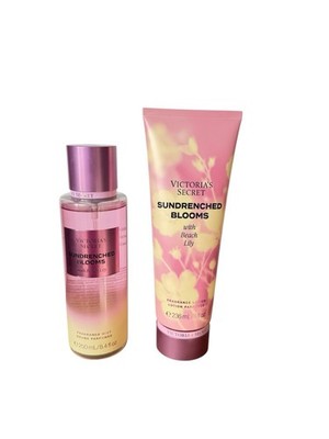 Victoria's Secret Sundrenched Blooms (Lily)  Fragrance Mist & Body Lotion Set