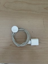 Apple Magnetic White Charger for Apple Watch with Wall Adapter