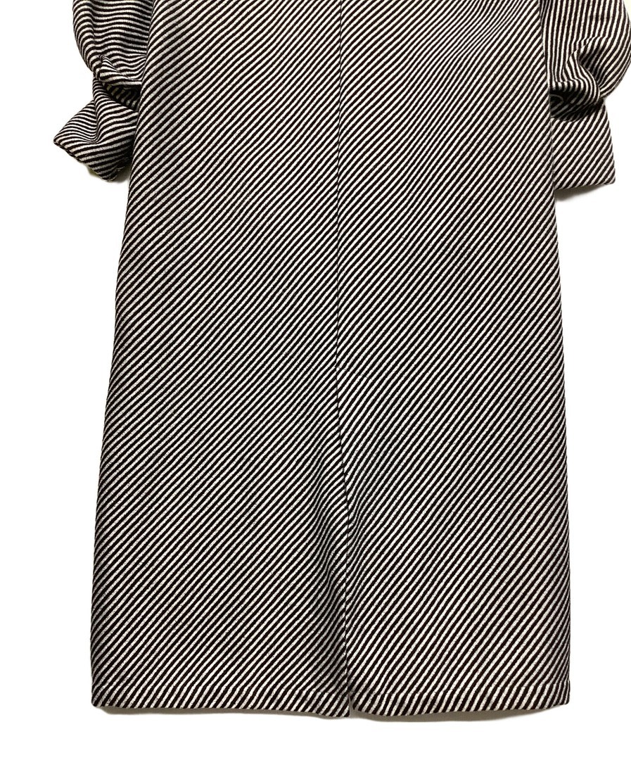 Ameri Cape Puff Sleeve Coat 1220740730 Black Whit… - image 6