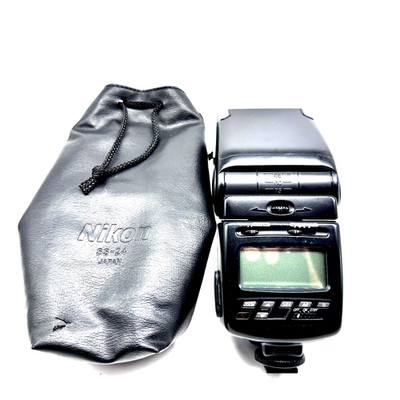 TESTED NIKON SPEEDLIGHT SB-25 Shoe Mount Camera Flash for Nikon SLR w/ SS-24 Bag