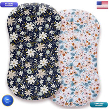 Amrose Premium Cotton Bassinet Sheets Fit For Halo Bassinest Swivel Sleeper 2