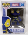 Funko Pop! Marvel 20 X-Men Deadpool Blue Yellow Vinyl Bobble-Head New