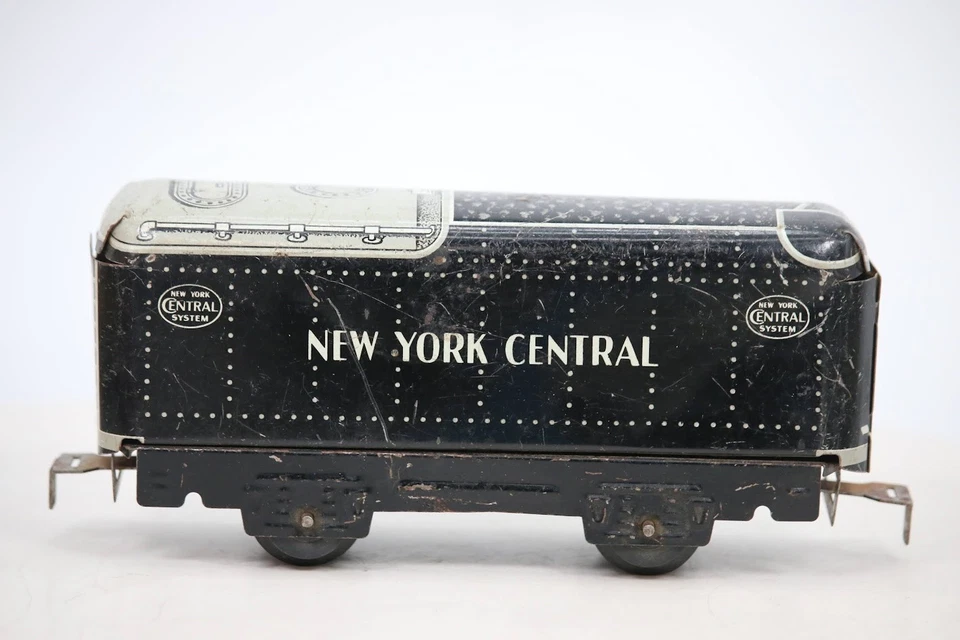 Vintage Marx O Gauge Tin Litho New York Central 551 Tender – Collectible Model - Image 3 of 4