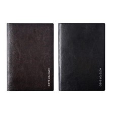 A5 96 Sheets Classic Lined Journal Notebooks Meeting Minutes Ruled Notepad Black