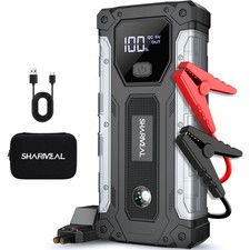 5000A Portable Car Jump Starter Battery Pack 10.0L 12V 24V Gas Engine Portable