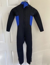 Scavenger Boys Full Wetsuit Youth size 10 zip back 3mm rubber knee