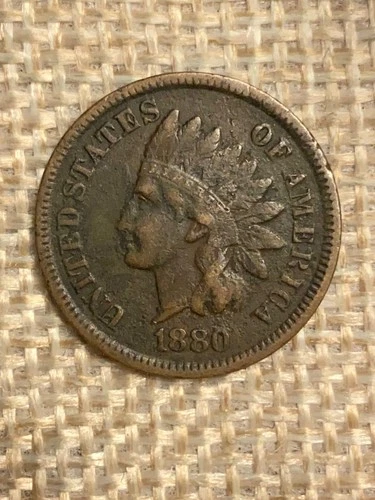 1880-P Indian Head Cent — photo from another recent sale