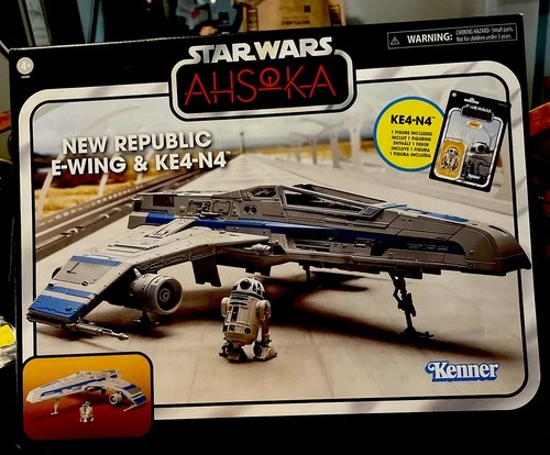 Hasbro 2024 Star Wars The Vintage Collection TVC E-Wing Fighter & KE4-N4 Droid