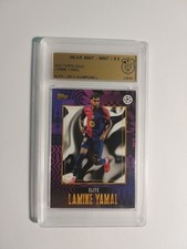 Topps UCC Gold 2024-25 Lamine Yamal Barcelona Parallel GSG 8.5 = PSA Ultra Rare