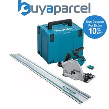 Makita DSP601ZJU 36v Twin 18v Brushless Plunge Saw AWS Wireless 1x 1m Guide Rail