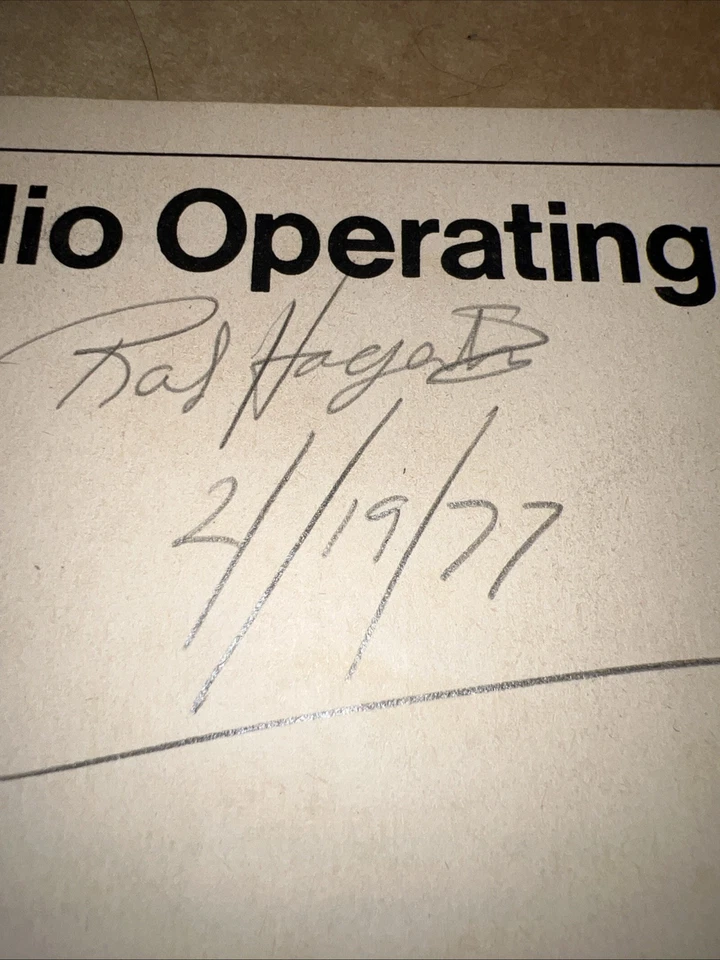 ARRL Ham Radio Operating Guide SIGNED BY ROB HAGERTY 1976 - Image 4 of 4