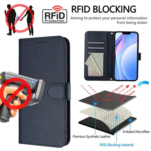 For Samsung A17 A16 A15 A06 A05 A36 A26 A56 Case Shockproof Leather Wallet Cover - 第 9/23 張圖片
