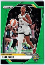 2024 Panini Prizm WNBA #72 Dana Evans Green Prizms