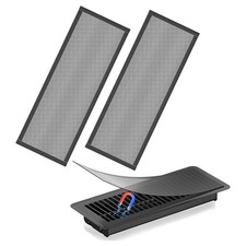 Floor Vent Covers,4x12In Magnetic Vent Covers Mesh Screen Air Vent ,Floor3164