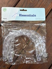 JoAnn Sew Essentials Handbag Purse Handles Clear Plastic NIP