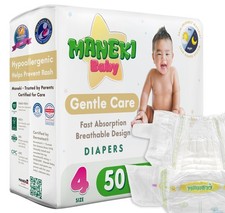 Size 4 Diapers, Highly Absorbent Breathable Baby Diapers, Size 4 20 31 lbs...