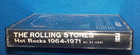 THE ROLLING STONES Hot Rocks PAINT IT BLACK GIMME SHELTER MIDNIGHT RAMBLER Tape — photo 7