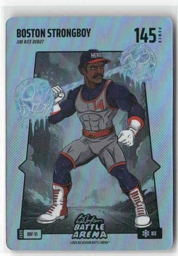 2026 Bo Jackson Battle Arena #BBF-51 Jim Rice BOSTON STRONGBOY Blue Battlefoil