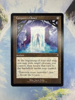 Conjurer's Closet *Retro Frame* Innistrad Remastered, Regular Finish, MTG NM