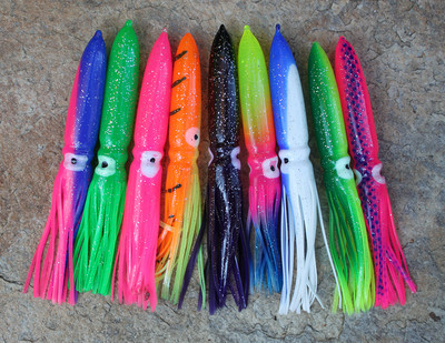 LOT OF 10 TACKLEWORKS SHELL BULB SQUID DAISY CHAIN SPREADER BAR 6