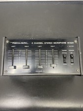 Radio Shack Realistic 32-1105 4-Channel Stereo Microphone Mixer READ 