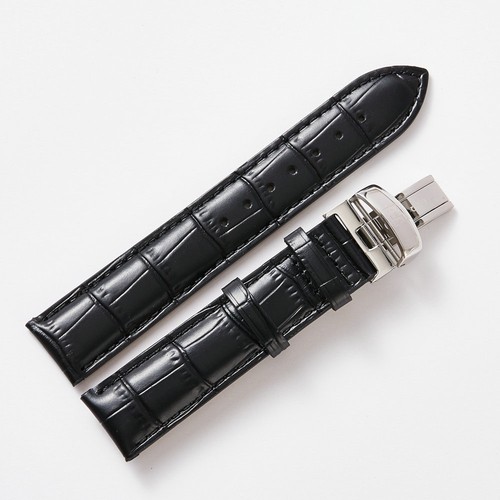 Ersatz Leder Uhrenarmband Für Tissot Powermatic 80 Silber Zifferblatt - Picture 2 of 8