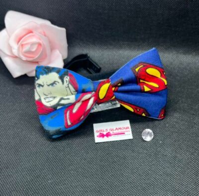 Superman Batman Fliege Krawatte Dickie Logo Stoff Kostüm Comics Marvel #2